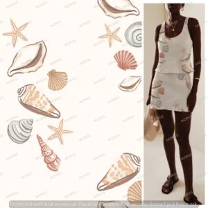 Exclusive ocean-inspired textile design license for apparel manufacturers